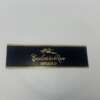simple black gold foil stamping cigar ring label custom logo option