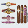 luxury custom cigar band label printing for premium packaging ring wrap display