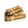self adhesive golden embossed cigar band label with foil stamping ring wrap display