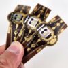 private logo adhesive gold foil cigar ring label sticker foil detail view
