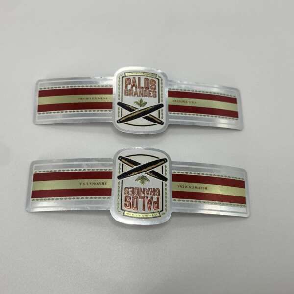 custom printed gold foil stamping embossed cigar band ring bulk cigar packaging use