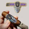 luxury custom cigar band label printing for premium packaging foil detail view