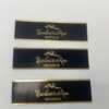 simple black gold foil stamping cigar ring label ring wrap display