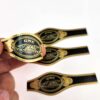 gold foil art paper embossed cigar ring band label ring wrap display