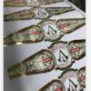 waterproof glossy lamination luxury cigar circle package label ring wrap display