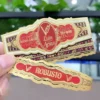 personalized anti counterfeiting gold stamping cigar band label ring wrap display