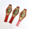 private die cut gold foil embossed cigar band label foil detail view