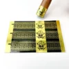gold foil stamping embossed cigar ring band label ring wrap display