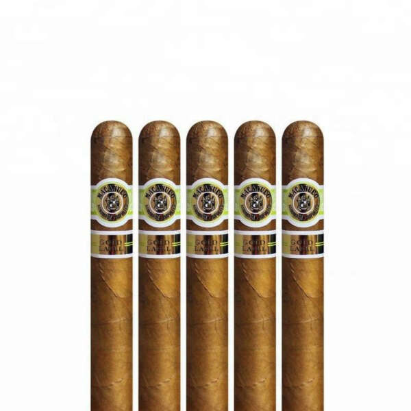 luxury private gold foil cigar package label front view