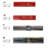 limited edition high end brand cigar label for year series embossed detail view