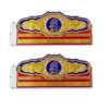 private paper ring embossed cigar band sticker label embossed detail view