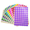 Blank circle label stickers for product and gift packaging
